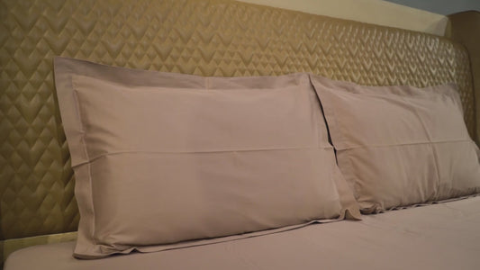 Coffee pure cotton flat bed sheet for king/queen/single bed – breathable, soft, skin-friendly & fade-resistant bedding for Indian homes.