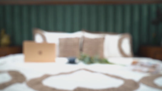 Mocha Bliss Teardrop Elegance 300 TC|400 TC|500 TC Bed Set