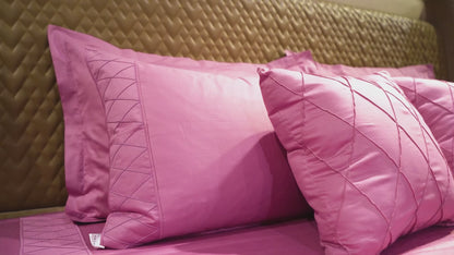 Rose Quartz Diamond Simplicity 300 TC|400 TC|500 TC Designer Bed Sheet