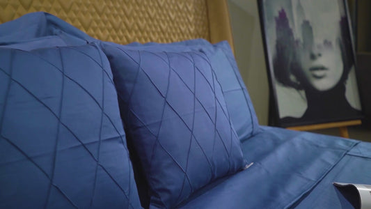 Majestic Sapphire Diamond Simplicity 300 TC|500 TC Designer Bed Sheet