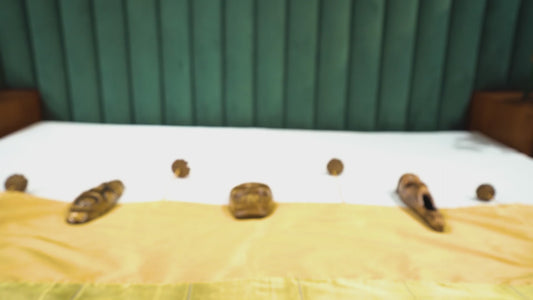 Golden Bed Throw